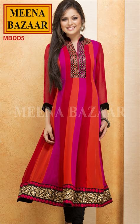 Drashti Dhami Dresses Madhubala Collection From Meena Bazaar 2013 Latest Fashion