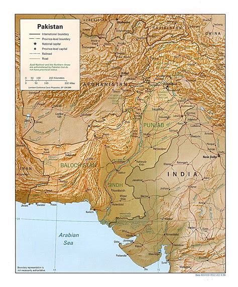 Pakistan map, travel information, tourism & geography
