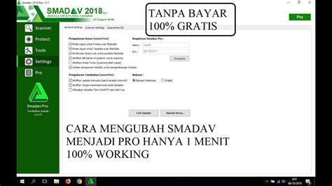 Cara Mengubah Smadav Menjadi Pro 1000 Working Youtube