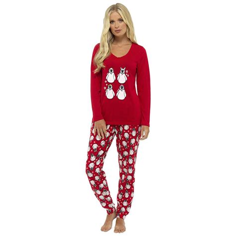 Ladies Fleece Thermal Pyjamas Pjs Set Winter Loungewear Womens Nightwear Set New Ebay