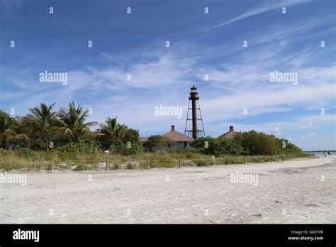 Lighthouse Sanibel Island Stock Photo Alamy