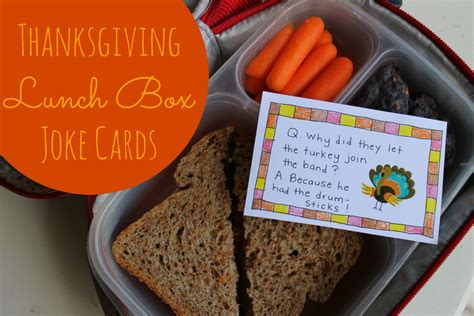 Thanksgiving Lunch Box Joke Cards Free Printable Happy Home Fairy
