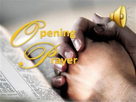 Opening Prayer