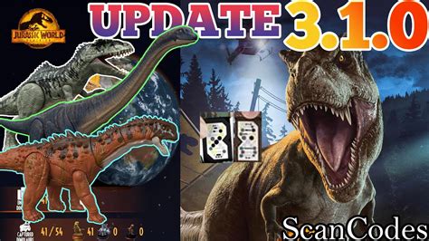 Jurassic World Dominion Facts Scan Code Update 310 Giganotosaurus Dreadnoughtus