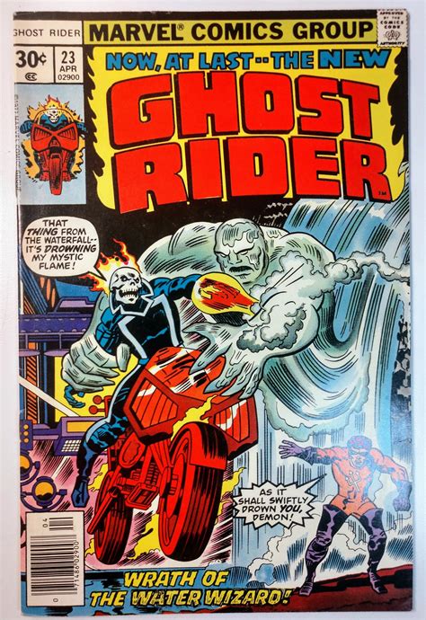 Ghost Rider 23 65 1977 1st App And Origin Of Aqueduct Comic