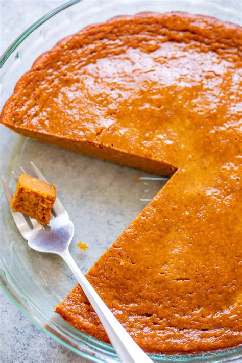 Easiest Crustless Pumpkin Pie Recipe Averie Cooks