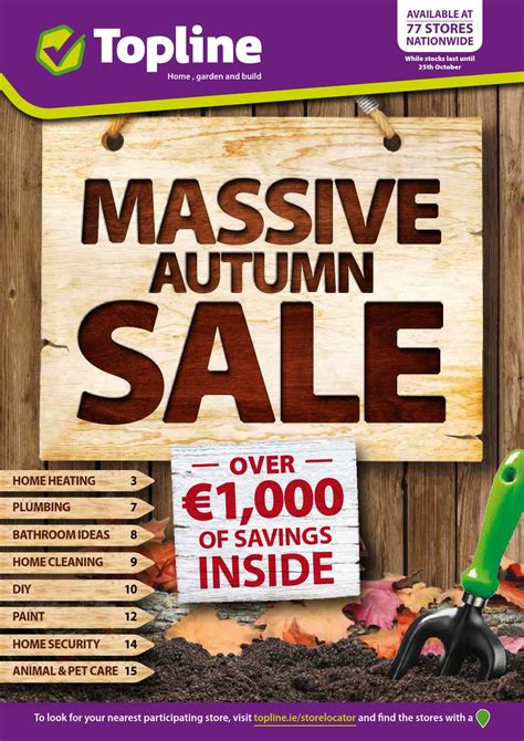 Topline massive autumn sale at Cal Flavin Ltd Youghal by Ger Leahy - Issuu