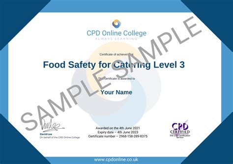 Level 3 Food Hygiene Training Online Course And Certificate