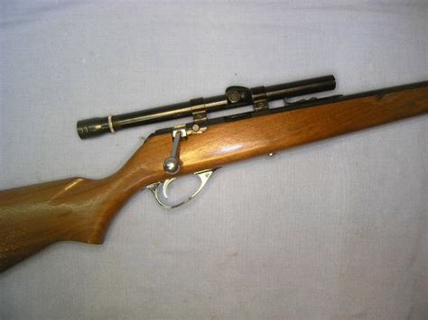 Marlin Jc Higgins Single Shot Bolt Action Rifle W Scope Model