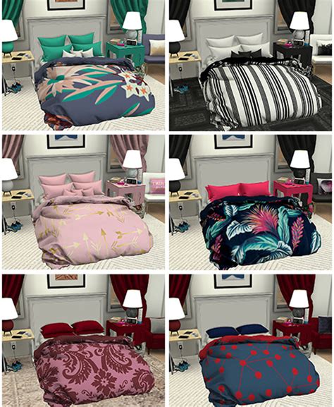 Sims 4 Cc Single Bed Blankets