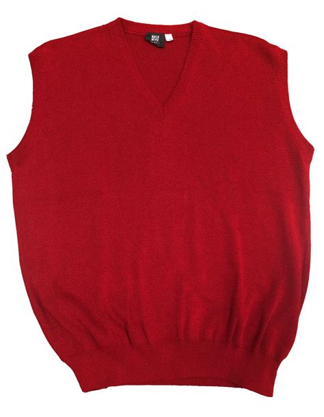 Sweater Vest Red
