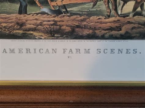 American Farm Scenes No1 Spring 1853 Currier And Ives Ffpalmer