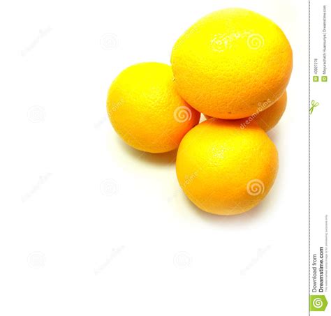 Four Oranges On Background Stock Photo Image Of Juice 43927278