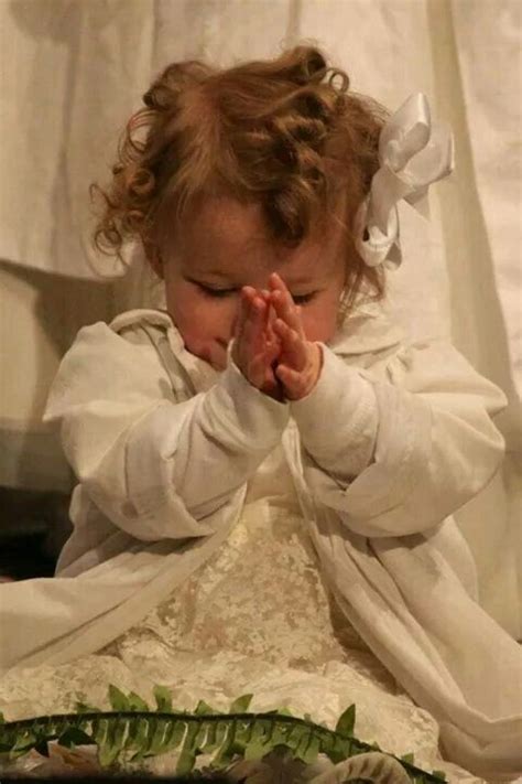 Please Bless How Adorable Little Girl Saying Prayers