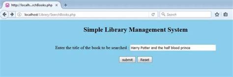 Simple Library Management System In Php Using Mysql Krazytech Images