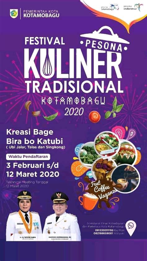 Festival Kuliner Kembali Digelar Disbudpar Kotamobaguonline Com