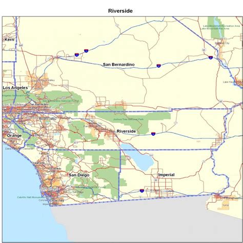 Riverside County Ca California Maps Map Of California California