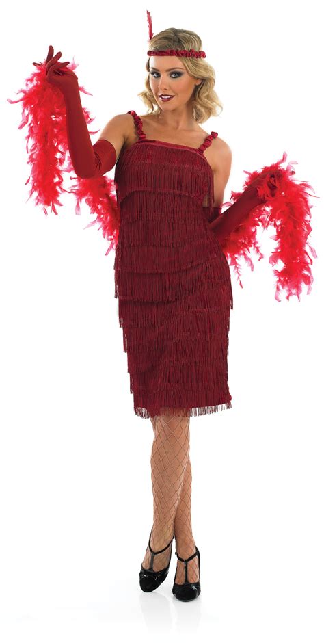 Ladies Roaring 20s Girl Costume Outfit For 20s Gangsters