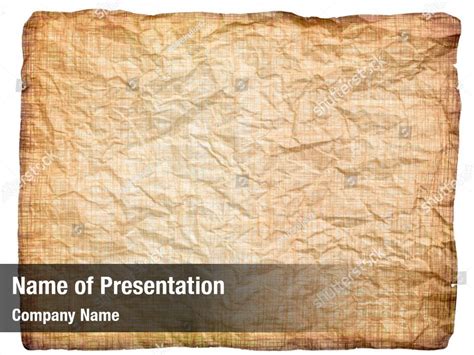 Antique Paper Powerpoint Template