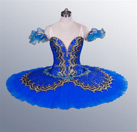 Professional Tutu Blue Classical Ballet Tutus For Ladies Girls Children