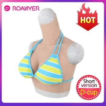 Roanyer Artificial Fake Boobs C Cup Realistic Silicone Fake Breast