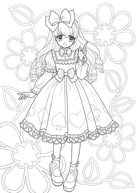 Are you looking for witch coloring pages? Sorceress kawaii - Coloring pages - Print coloring