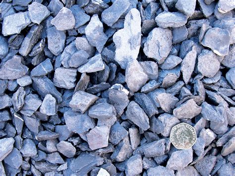 20mm Blue Slate Chippings Premium Topsoil Supplies