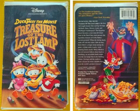 Ducktales The Movie Treasure Of The Lost Lamp 1991 Vhs Video Tapewalt