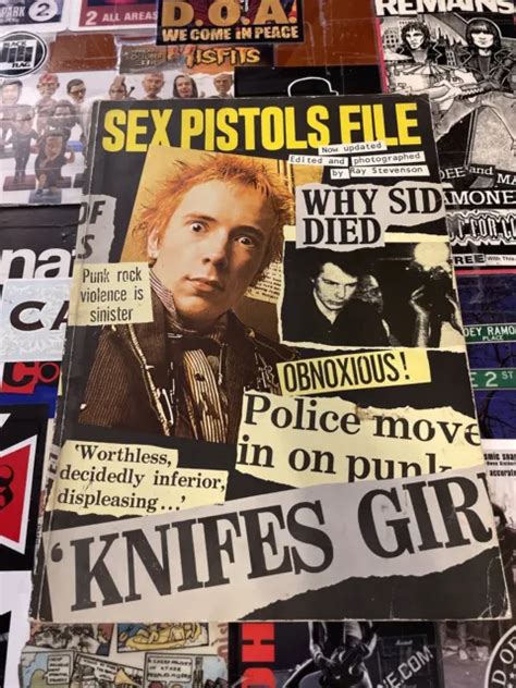 The Sex Pistols File By Ray Stevenson 1997 Trade Paperback 5000 Picclick