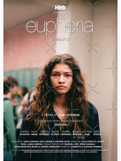 Euphoria Season 2 Poster By Celiaorts Redbubble