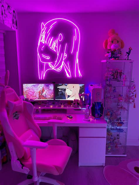 Anime Aesthetic Kawaii Gaming Setup Kawaii Anime Gamer Gaming And