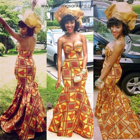 431 results for wedding dress mermaid. All Things Ankara: Gowns: Ziorzee in a Ankara Print ...