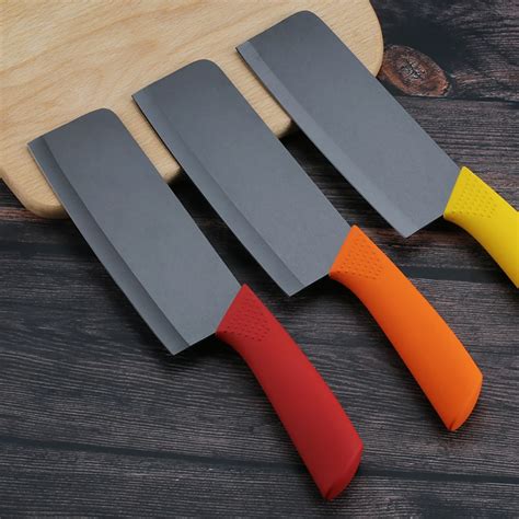 65 Inch Zirconia Kitchen Ceramic Knives Cleaver Knife Cutting Bread