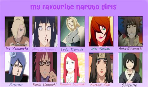 All Female Naruto Characters