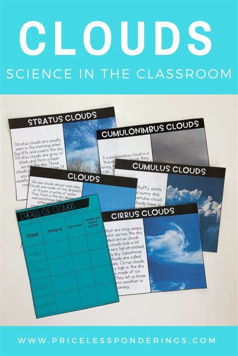 Types Of Clouds Activities And Worksheets With Images Cloud