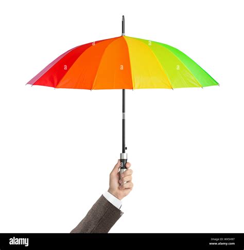 Hand With Umbrella Stock Photo Alamy