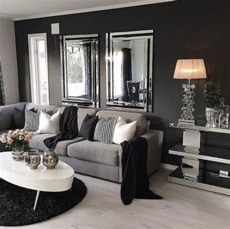 Grey And Black Living Room Ideas Lucy House