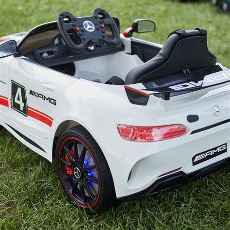 12v Kids Ride On Mercedes Benz Amg Gt4 Kids Electric Ride On Car With