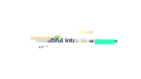 174 Intro Dynamic Pixels Logo Reveal Youtube
