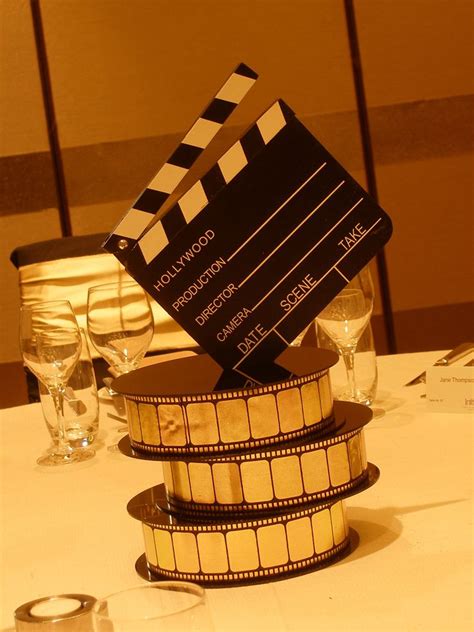 Hollywood Reel Centerpiece Movie Themed Party Hollywood Party Theme