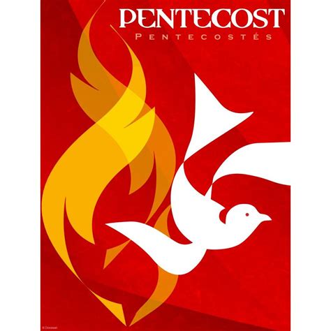 Pentecost Modern Flames Bilingual Diocesan