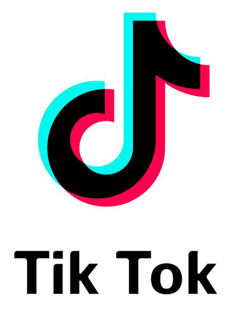 Tik Tok Logo With Font Png Image Logo Silhouette Tik Tok Tok
