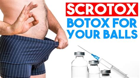 Everything You Need To Know About Scrotox Botox For Your Balls Youtube