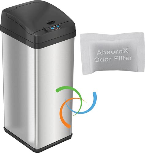 🔥 Itouchless 13 Gallon Touchless Sensor Trash Can With Absorbx Odor