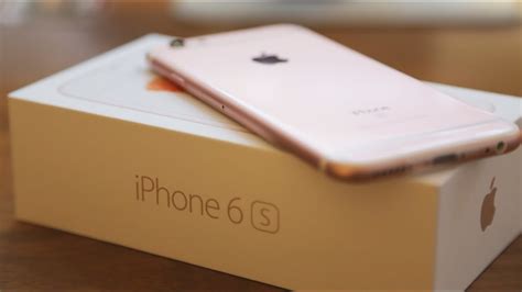 Rose Gold Iphone 6s Unboxing And Setup Youtube