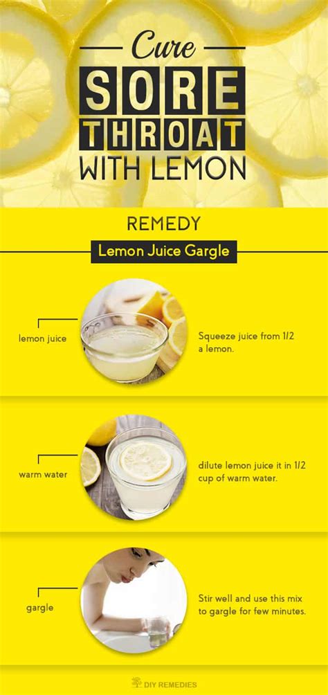 How To Cure Sore Throat With Lemon