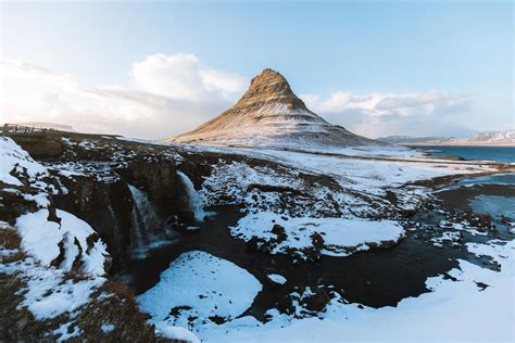 Photo Of An Icelandic Landscape In Winter Pixeor Large Collection