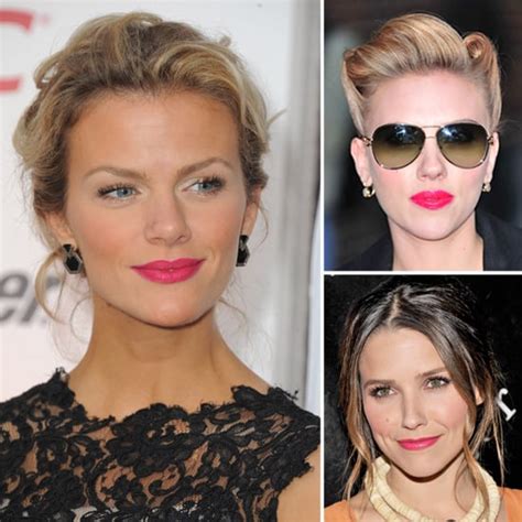 Celebrities Wearing Hot Pink Lipstick Popsugar Beauty