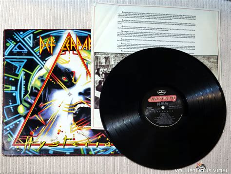 Def Leppard Hysteria 1987 Vinyl Lp Album Voluptuous Vinyl Records