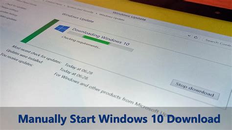 How To Manually Download And Install Windows 10 Official Update Youtube